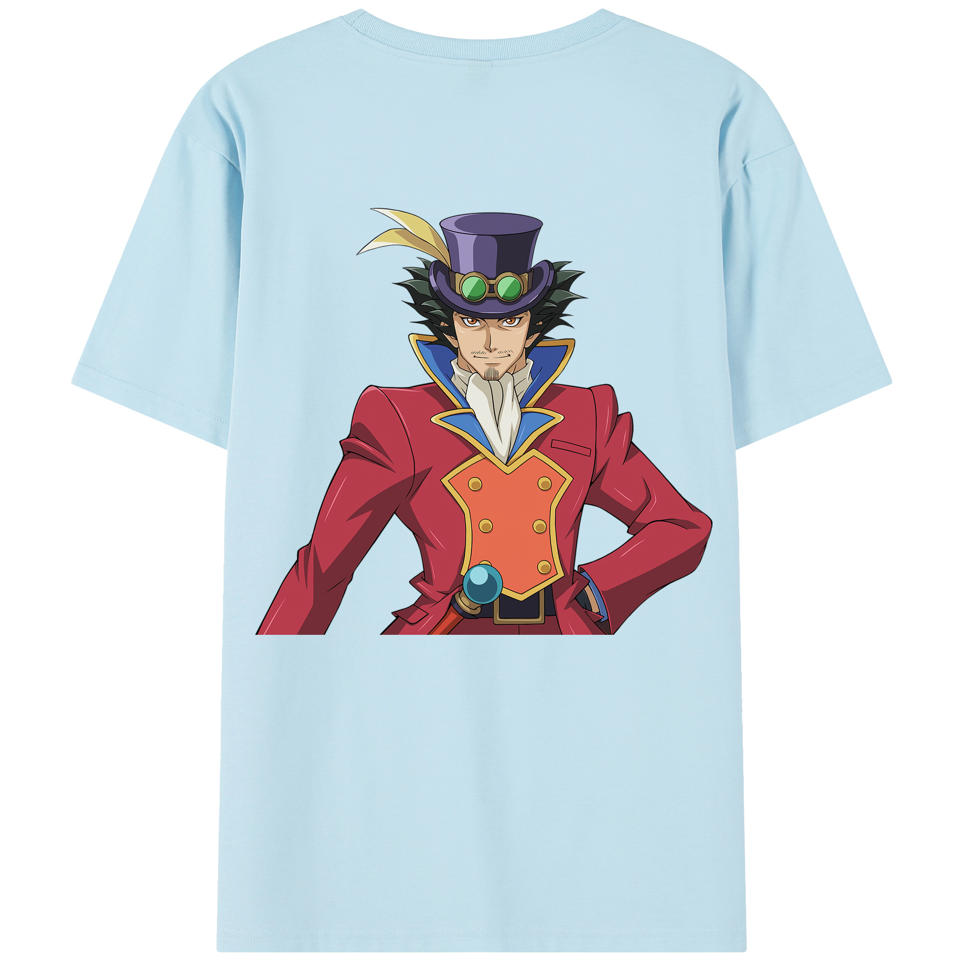 （画像用） 遊☆戯☆王 Yu-Gi-Oh! 綿100％半袖Tシャツ（背面プリント）